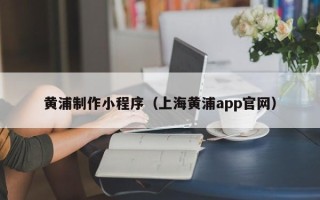 娄底黄浦制作小程序（上海黄浦app官网）