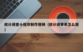 娄底统计调查小程序制作视频（统计调查表怎么做）