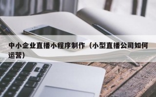 娄底中小企业直播小程序制作（小型直播公司如何运营）