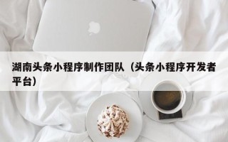 娄底湖南头条小程序制作团队（头条小程序开发者平台）
